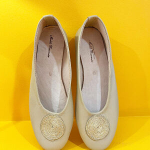 Ballerines en cuir - beige